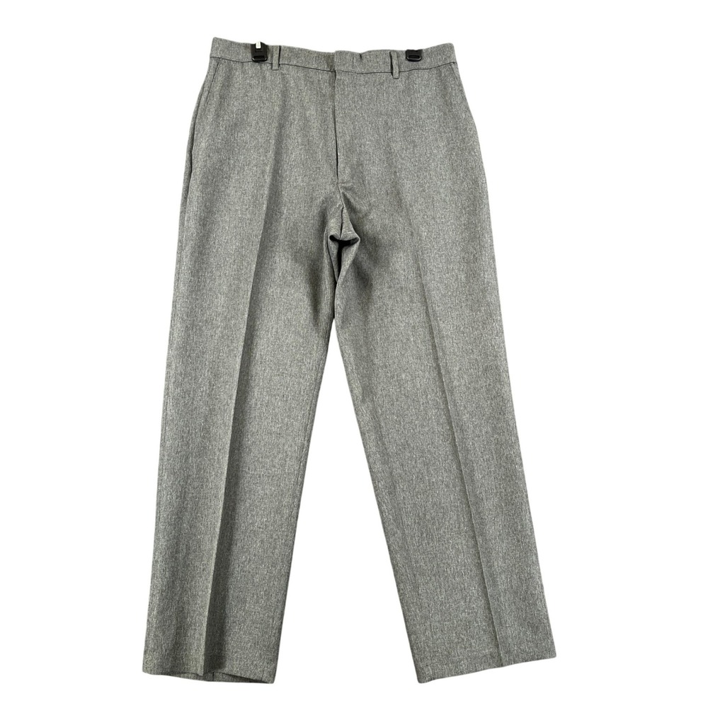 Vintage 90s Levis Action Slacks Mens 34x30 Gray Dacron Dress Pants Trousers